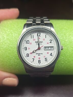 Vintage Seiko Railroad Approved Sports 50